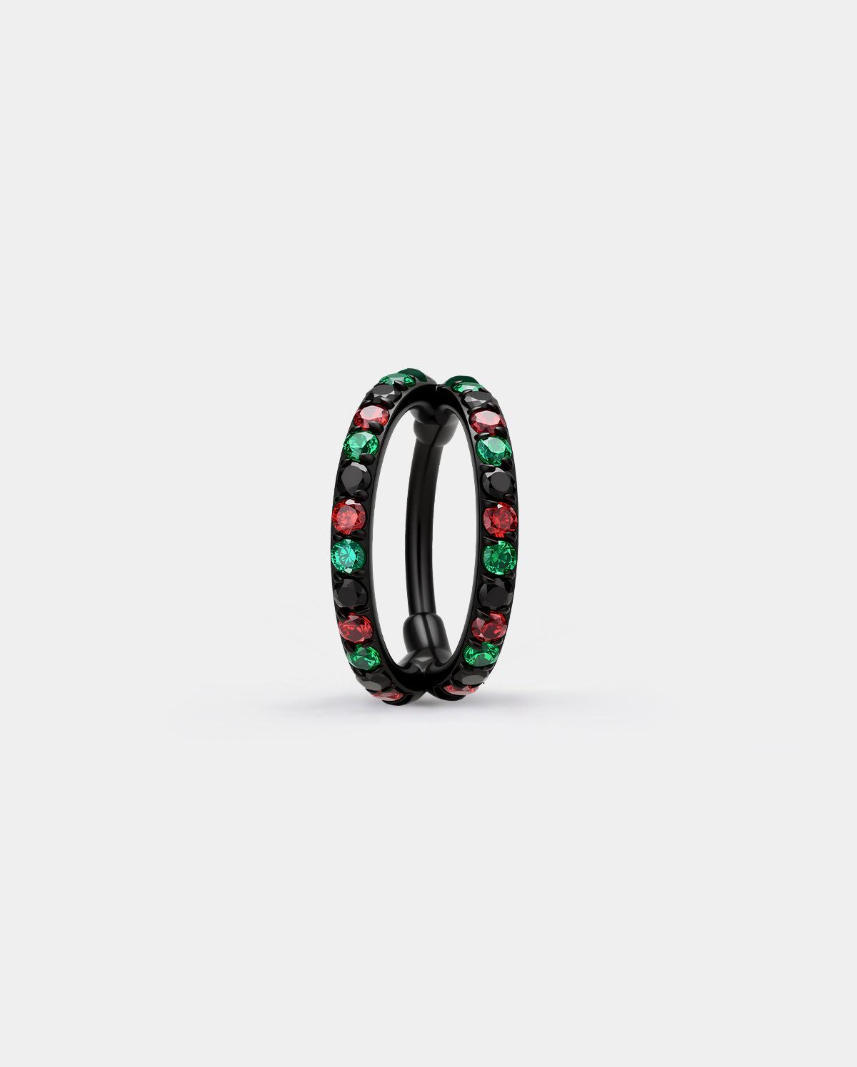 Black Halloween Nose Ring