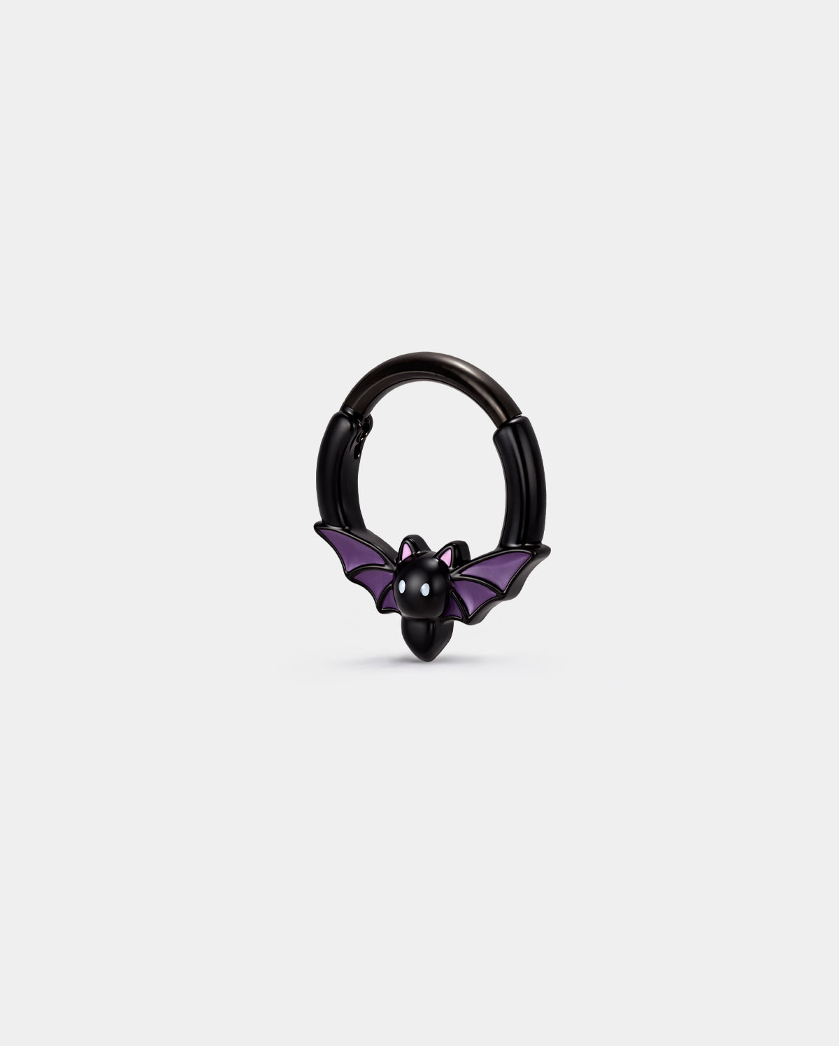 Purple Bat Halloween Segment Septum Ring