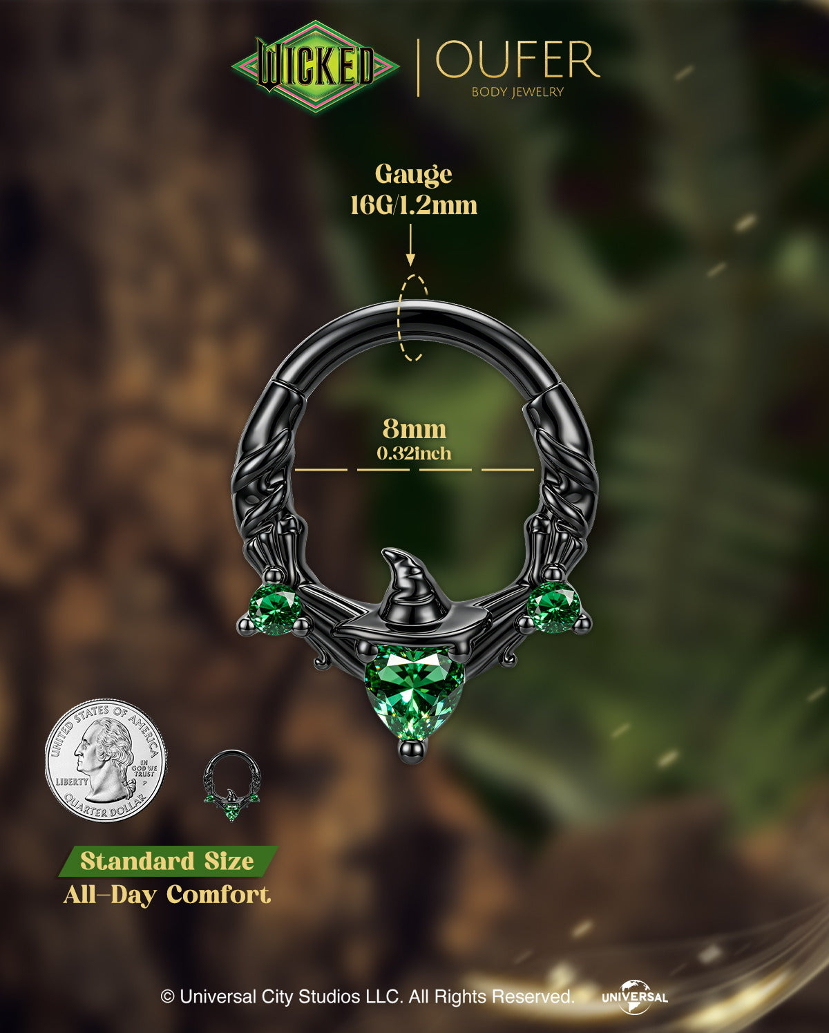 WICKED x OUFER Witch Septum Ring