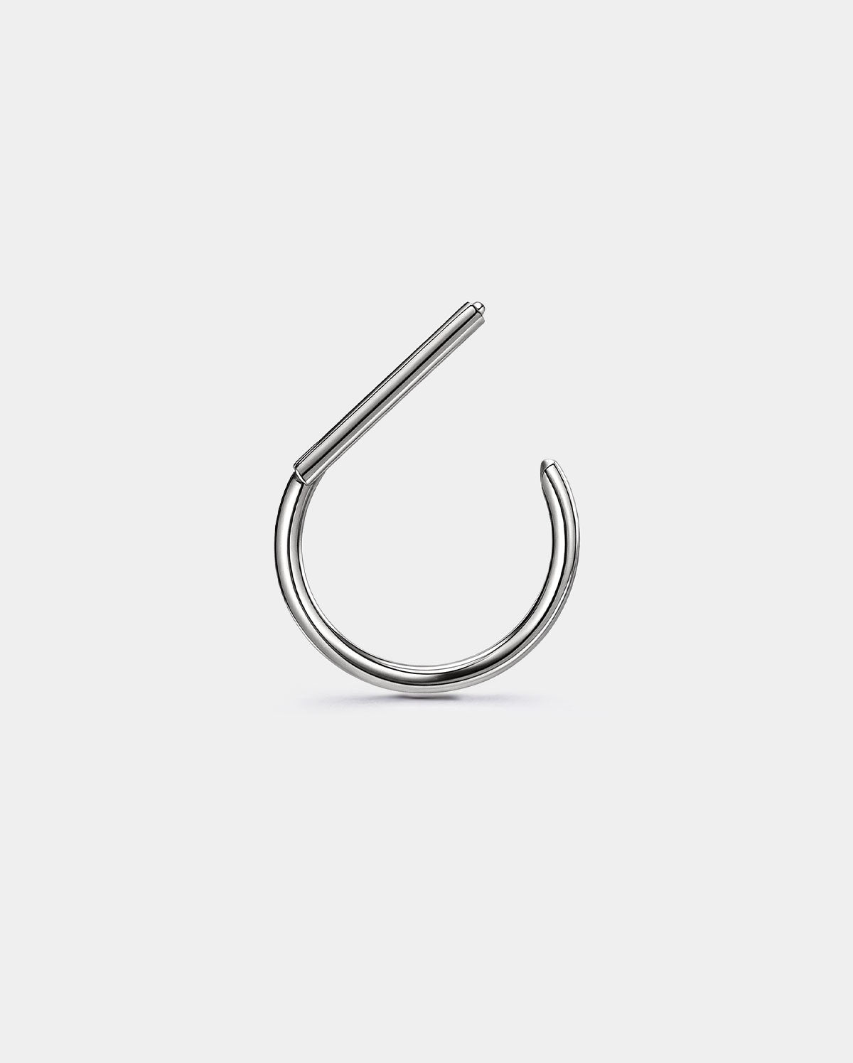 Half-Round Titanium Nipple Clicker