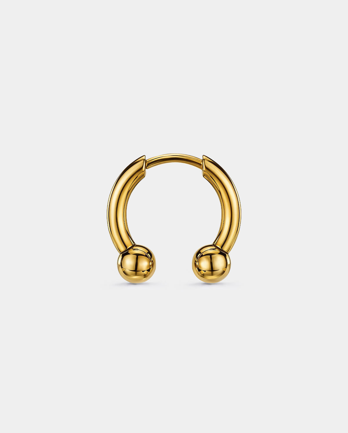 Threadless Titanium Horseshoe Septum Ring