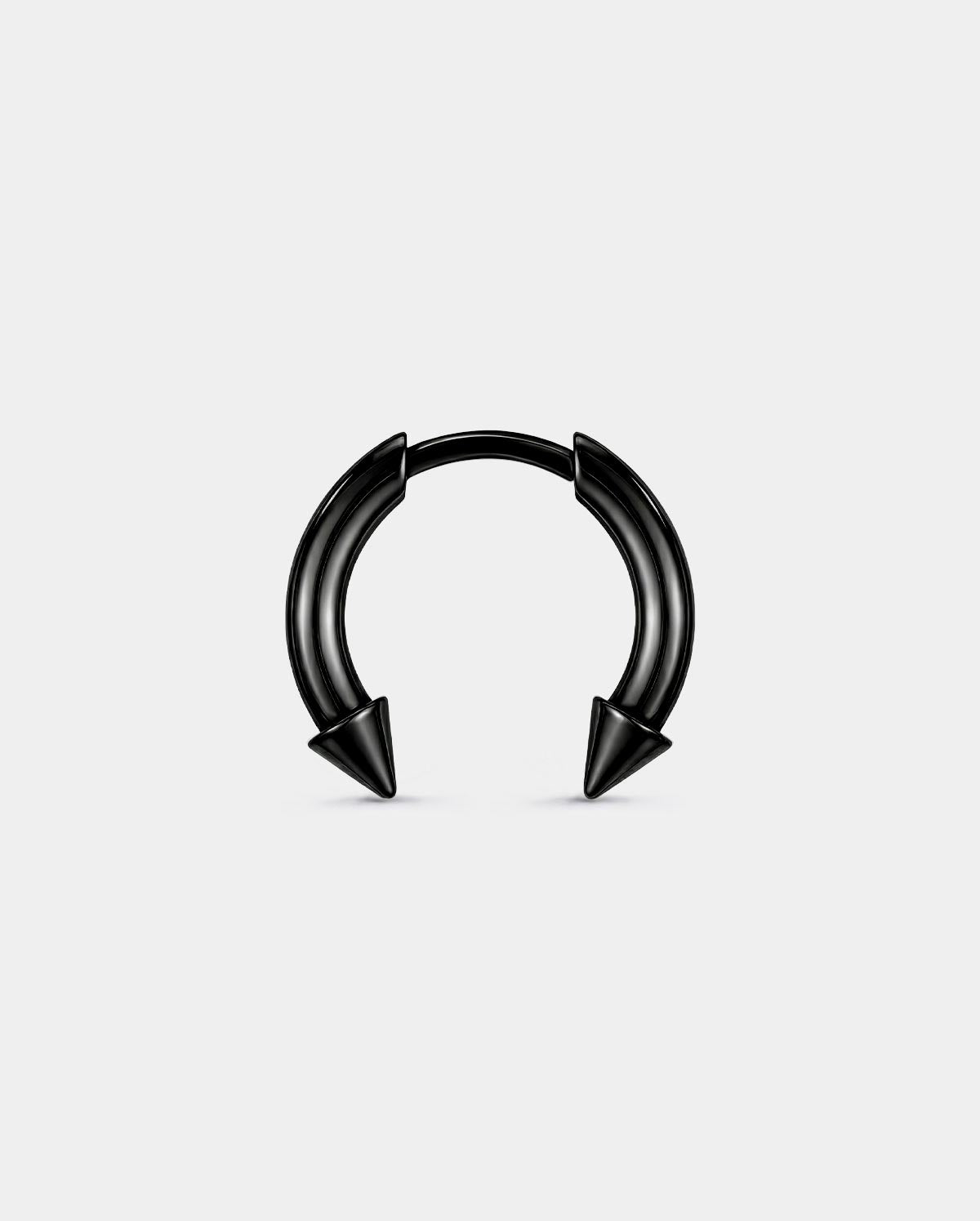 Spike Titanium Threadless Septum Ring